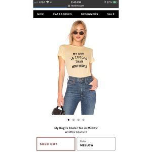 Never worn Wildfox t-shirt